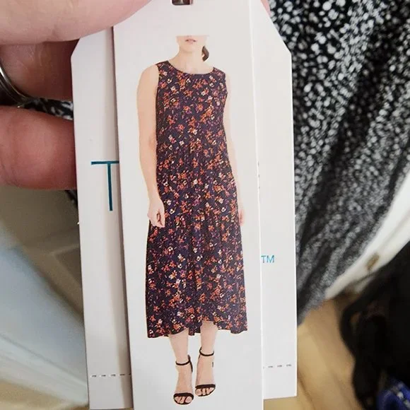 Time and Tru Tiered Maxi Dress. Size XXL - Picture 3 of 3